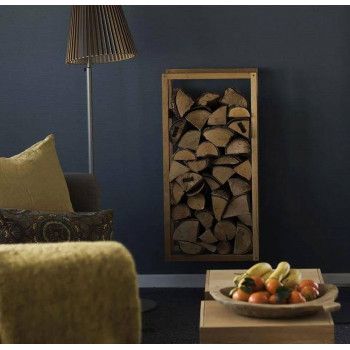 Range bûche de bois design pour intérieur en vente à Versailles - Granule  Box