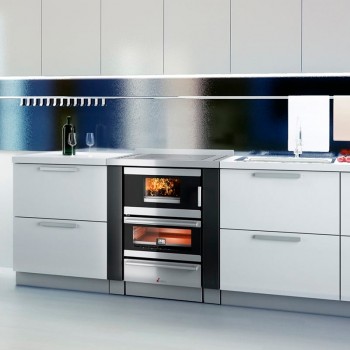 Cuisiniere a bois CADEL KOOK 60 -  Anthracite - Encastrable